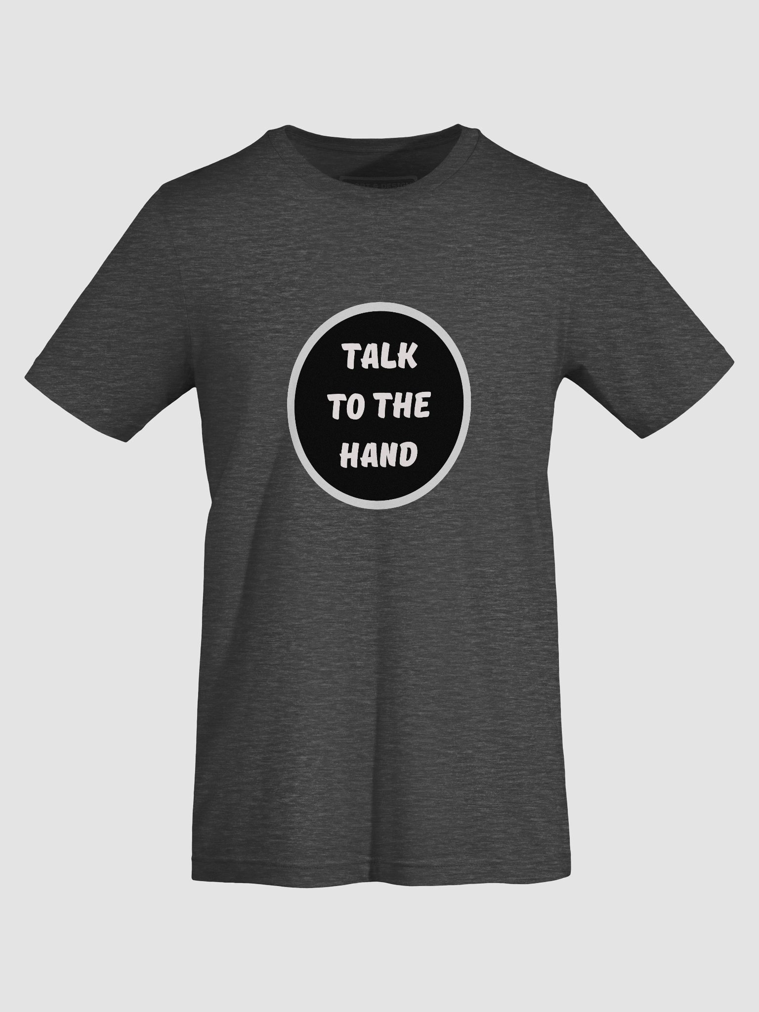 Empowerment 'HAND' Circle Graphic Tee - BW product image (7)
