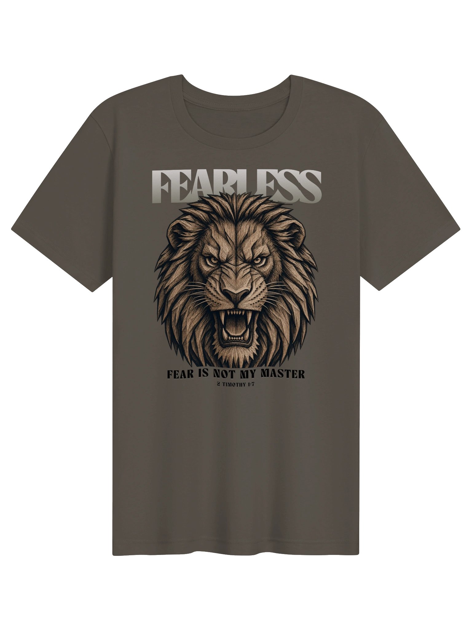 Fear Is Not My Master – Lion Tee product image (8)