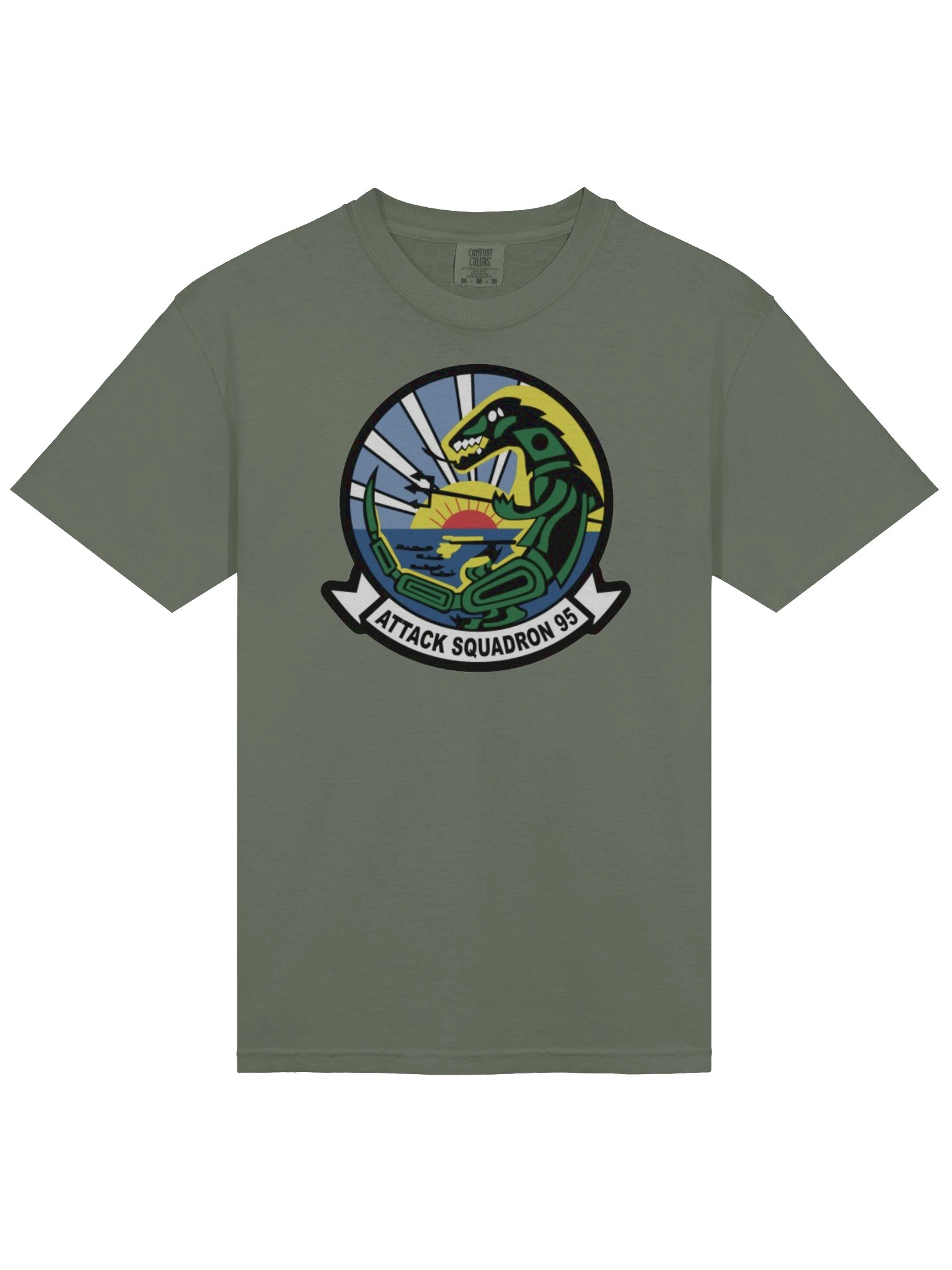 "Green Lizard" Heavyweight T-Shirt product image (3)