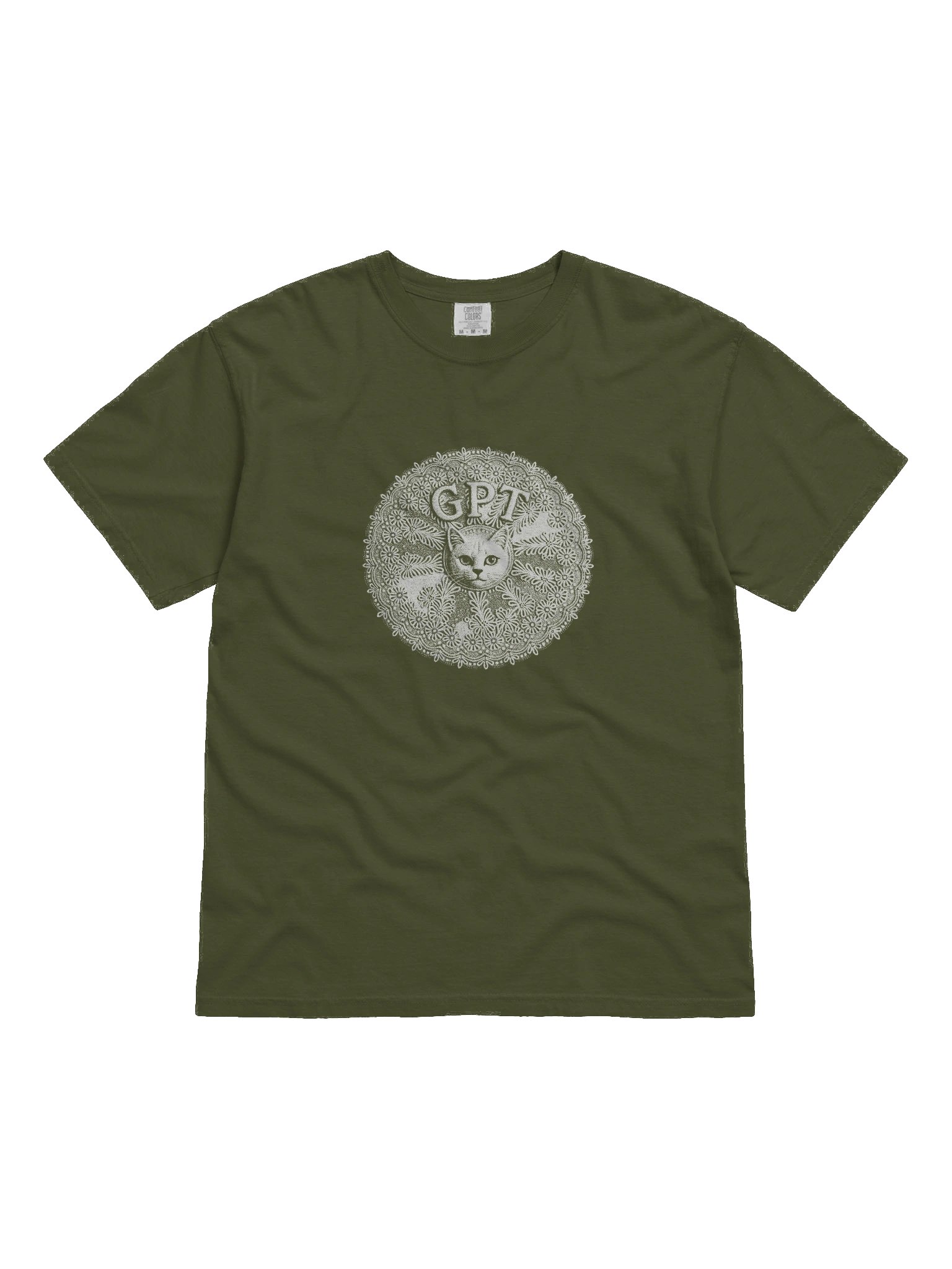 "GPT Cat" T-Shirt - Victorian Lace & Vintage Style product image (3)