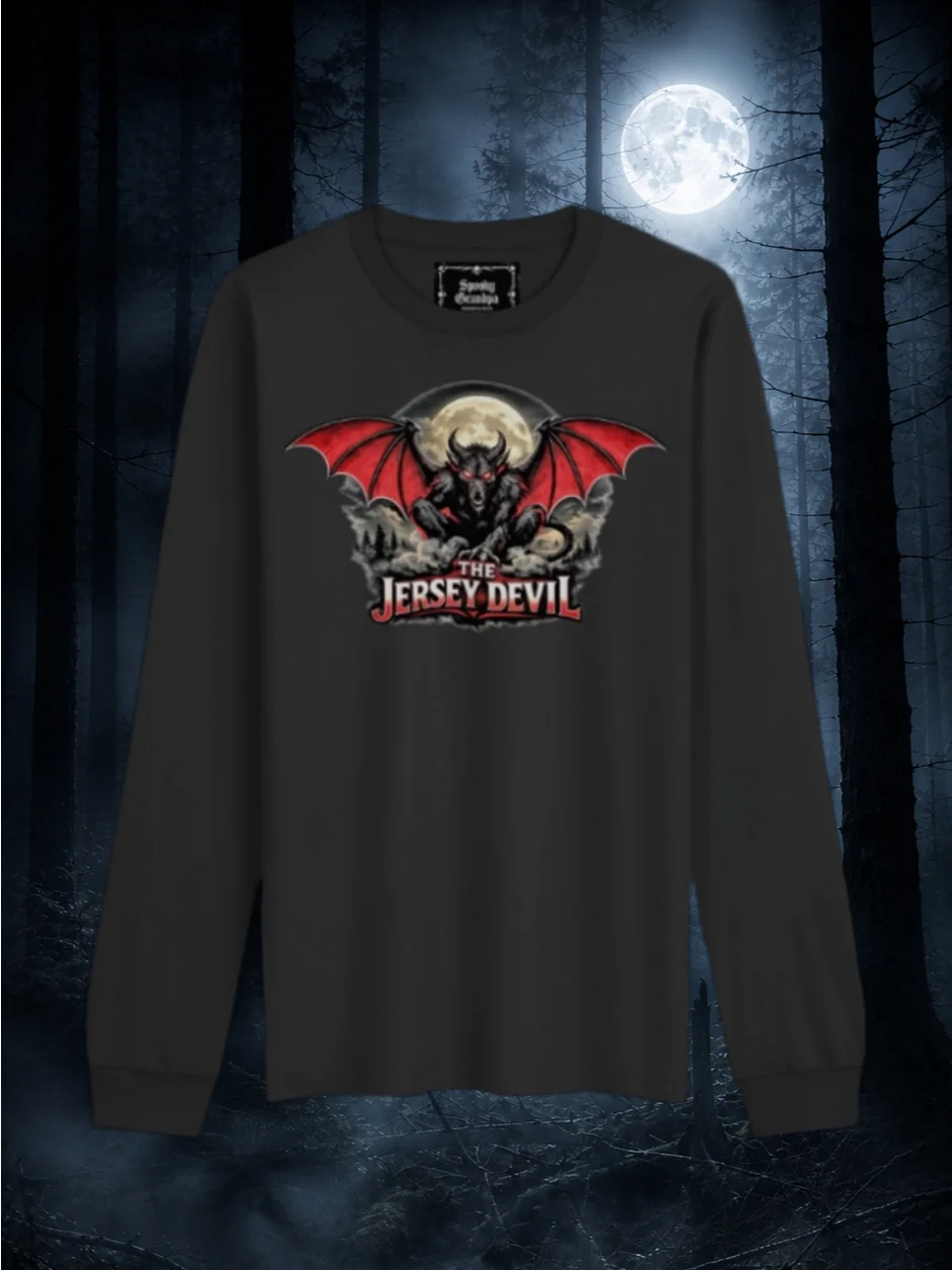 The 13th Child: Jersey Devil Long Sleeve Tee — Black product image (1)