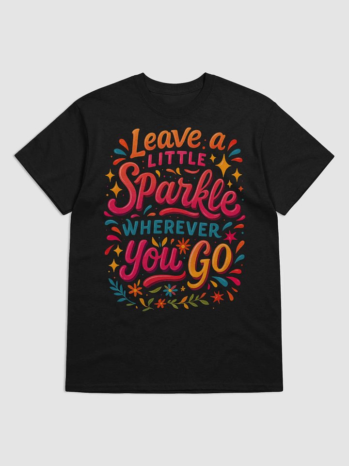 Leave a Little Sparkle – Bold Rainbow Positivity T-Shirt product image (3)