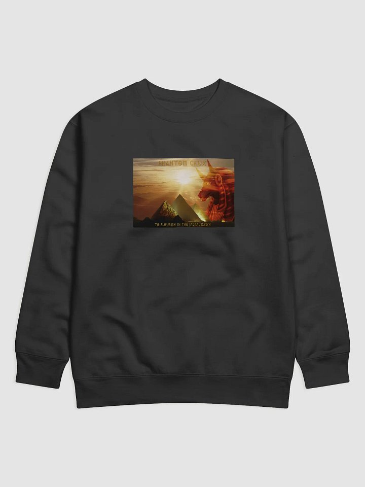 Phantom Crux Anubis's Jackal Dawn Premium Sweatshirt product image (1)