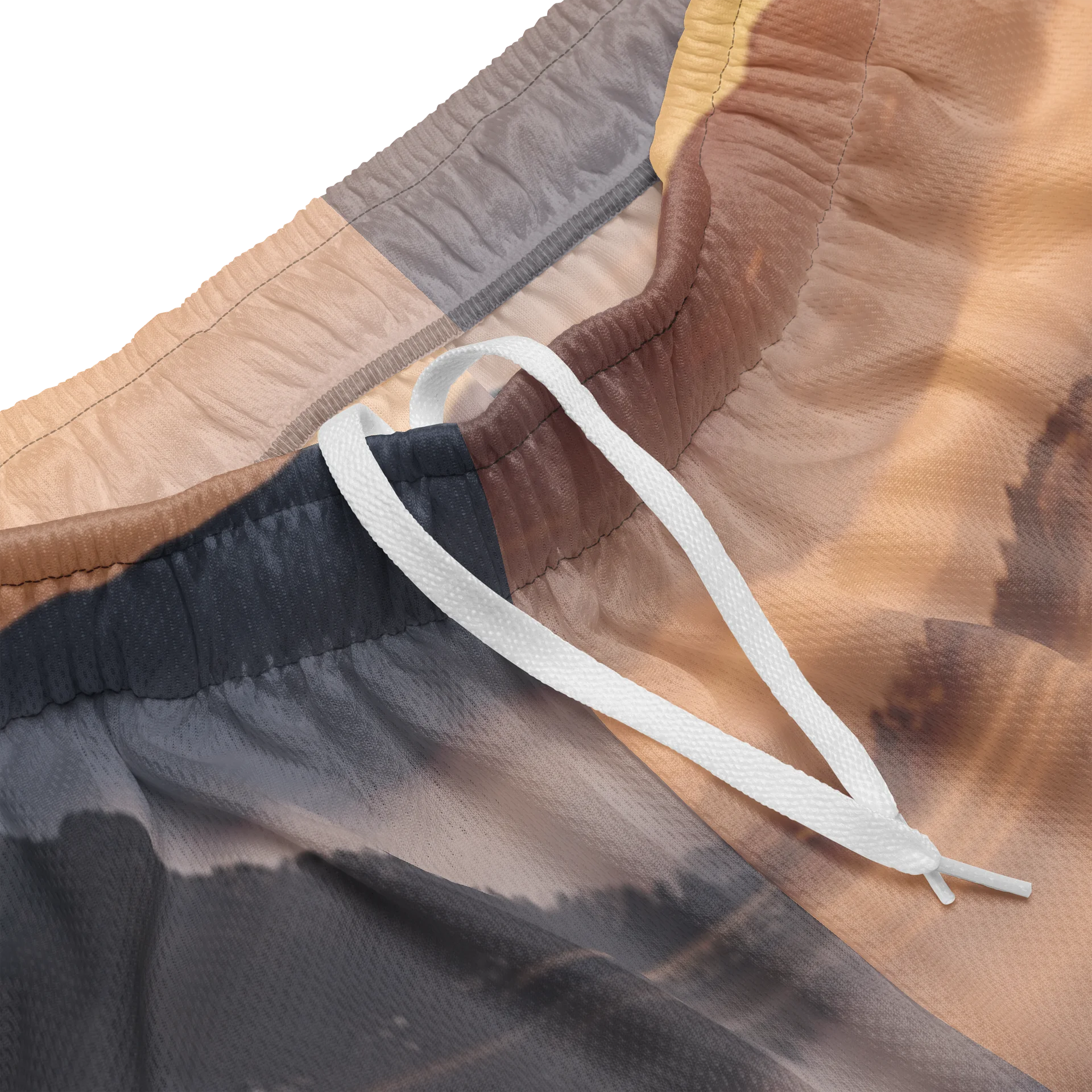 Mount Fuji Unisex Recycled Mesh Shorts | UPF 50+ Activewear product image (3)