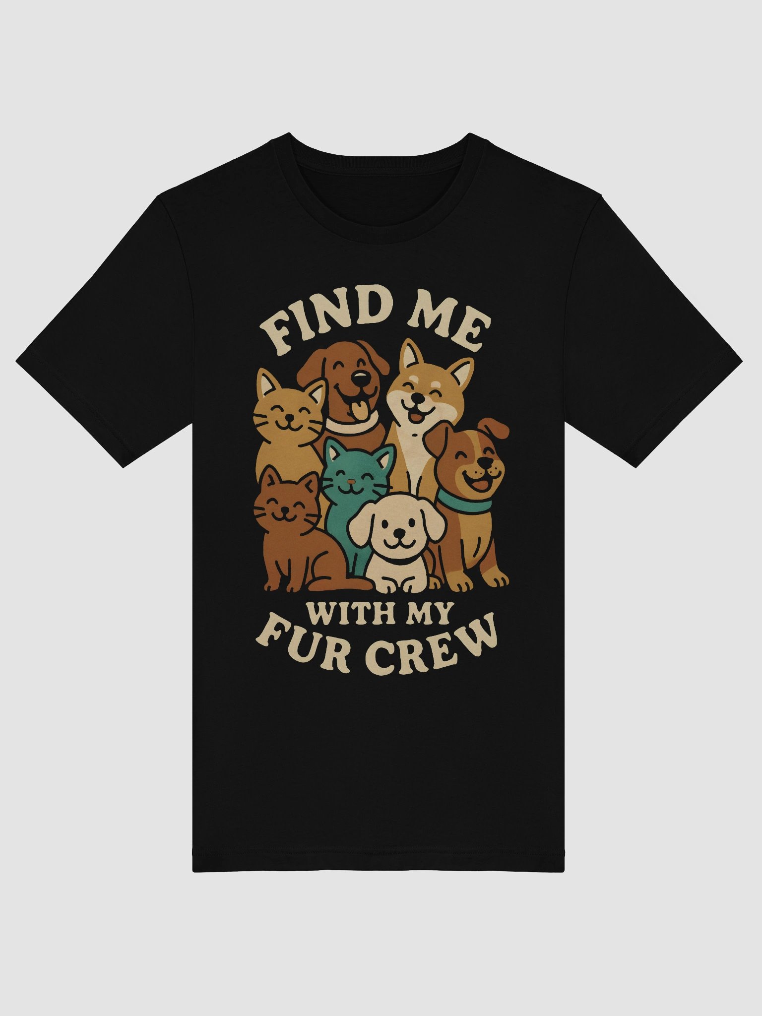 Fur Crew Illustrated T-Shirt product image (5)