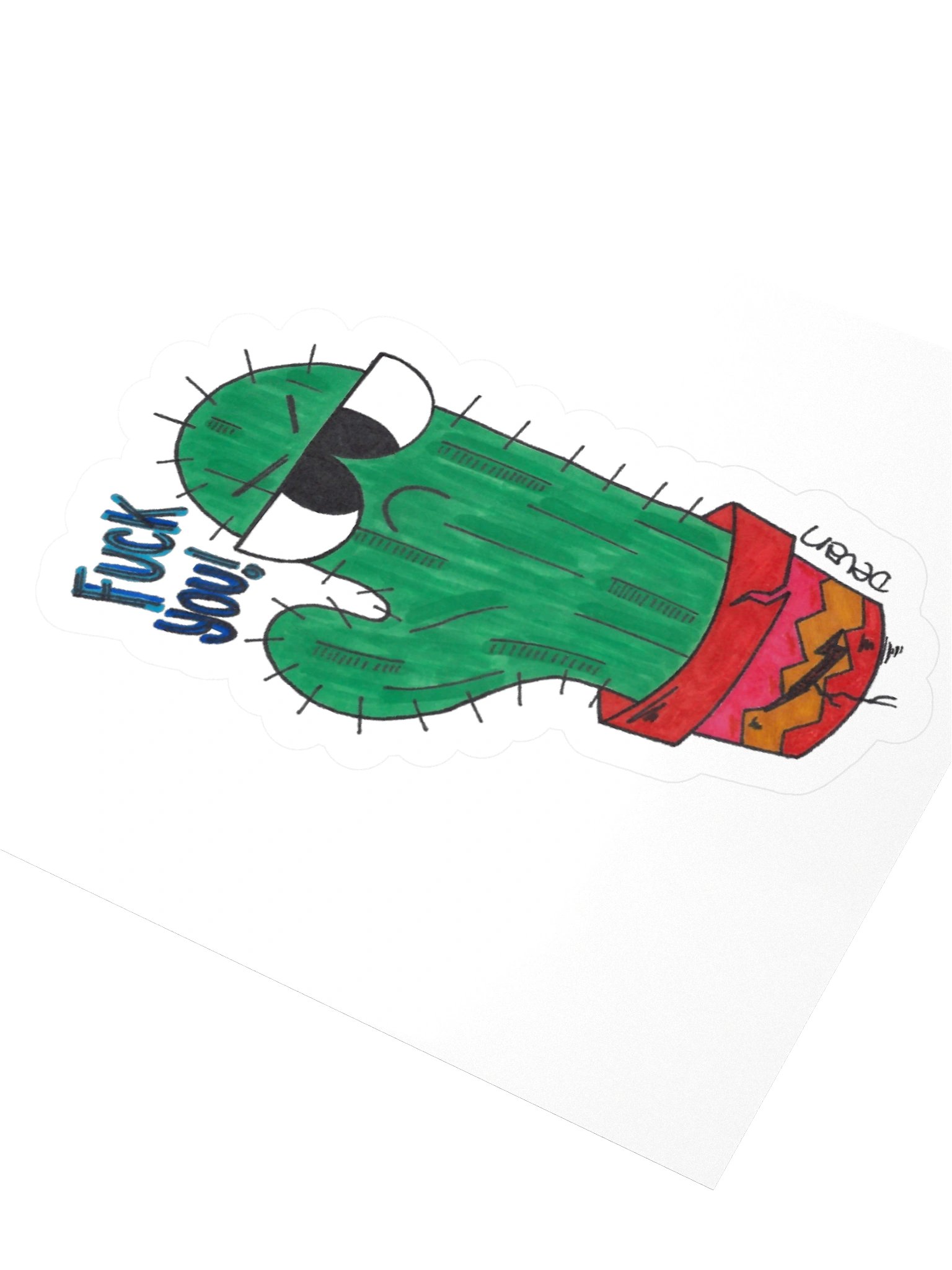 Rude Cactus Sticker product image (3)