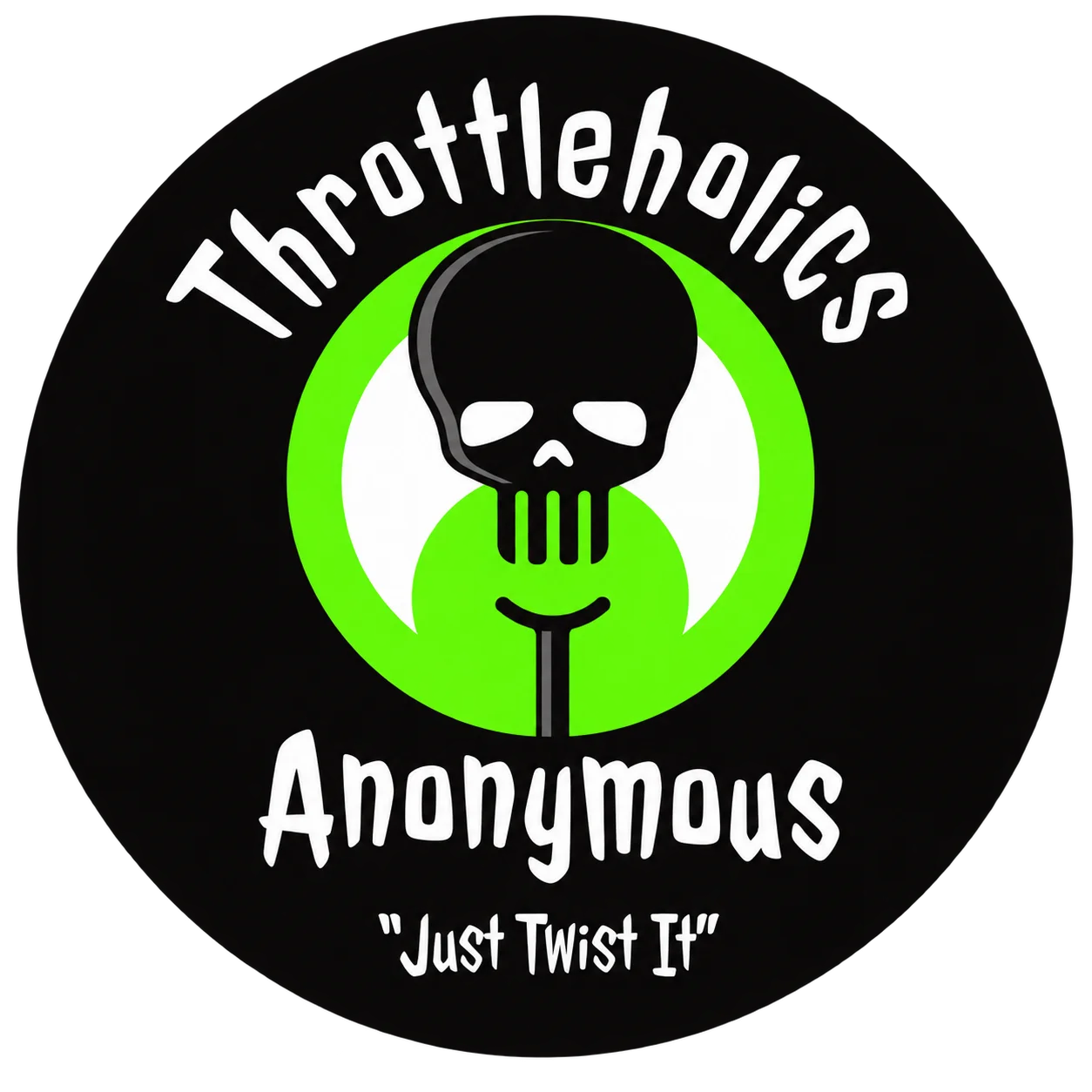 Throttleholics Anonymous Sticker product image (1)