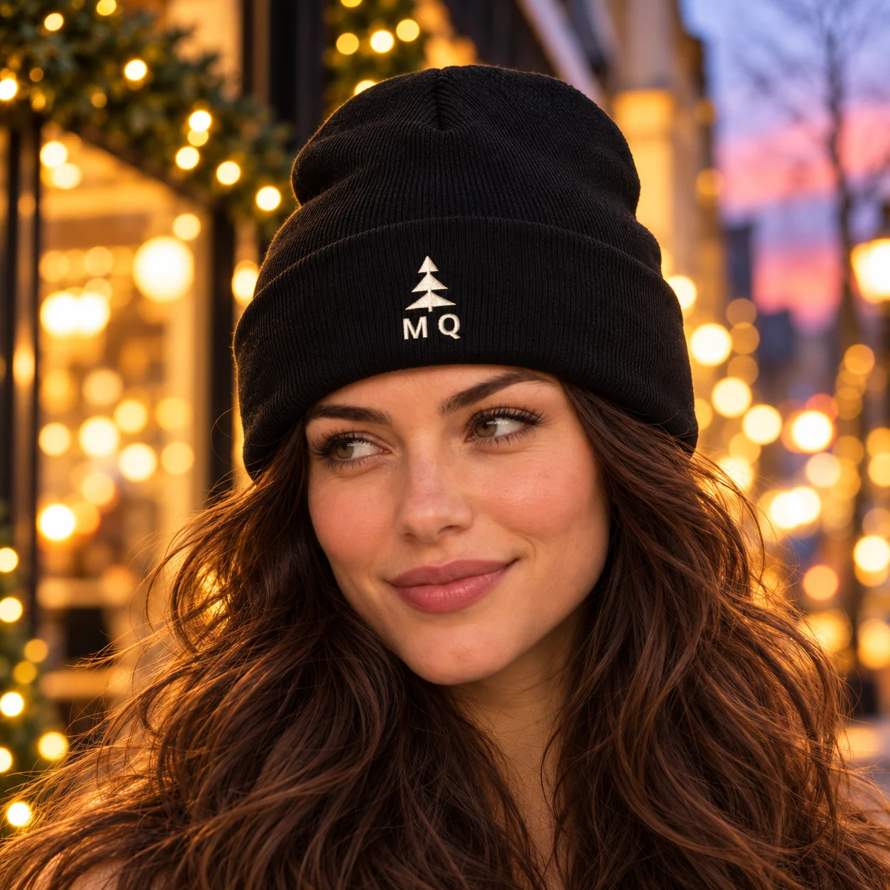 FIR POINT — Embroidered Beanie product image (4)