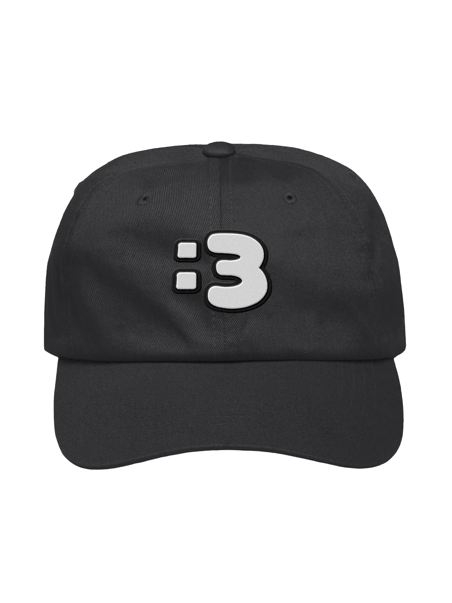 Colon Three Dad Hat :3 product image (3)