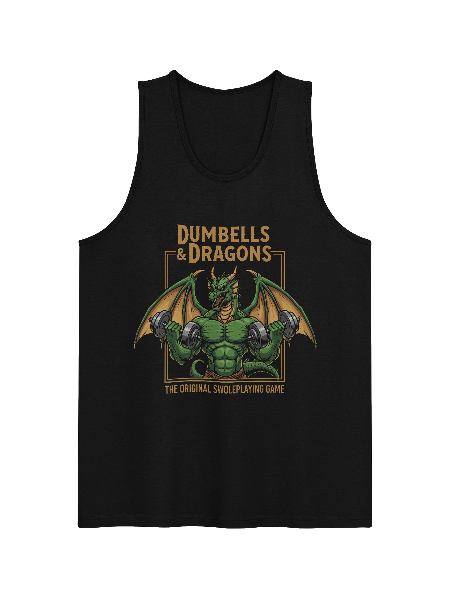 Dumbells and Dragons - Tank product image (1)