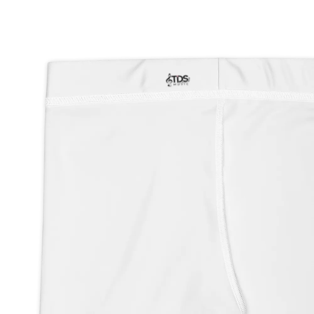 TDS Music White All-Over Print Shorts with Minimalist Branding - XS to 3XL product image (3)