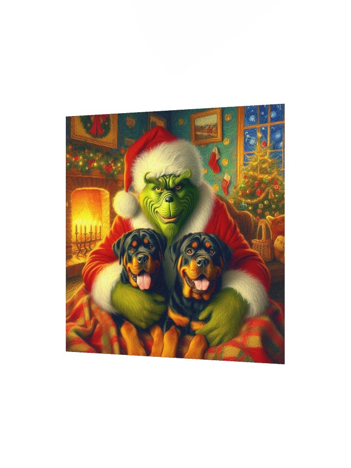 Rottweilers & Grinch Holiday Poster product image (6)