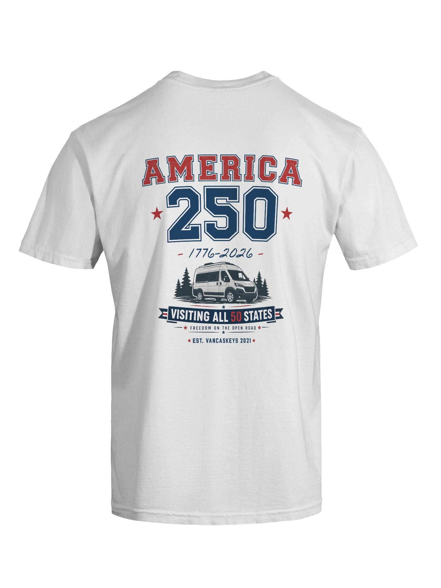 Vanlife-ish 250th Anniversary Shirt for 4th of July T-Shirt for Independence Day Tee product image (7)