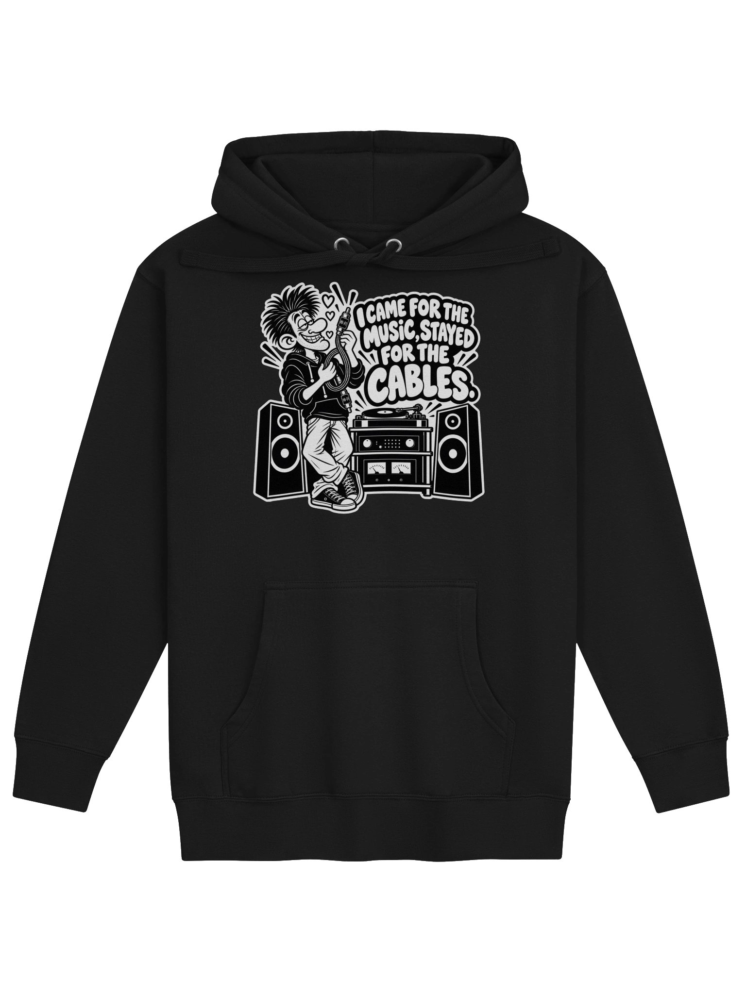I Came For The Music, Stayed For The Cables - Hoodie product image (1)