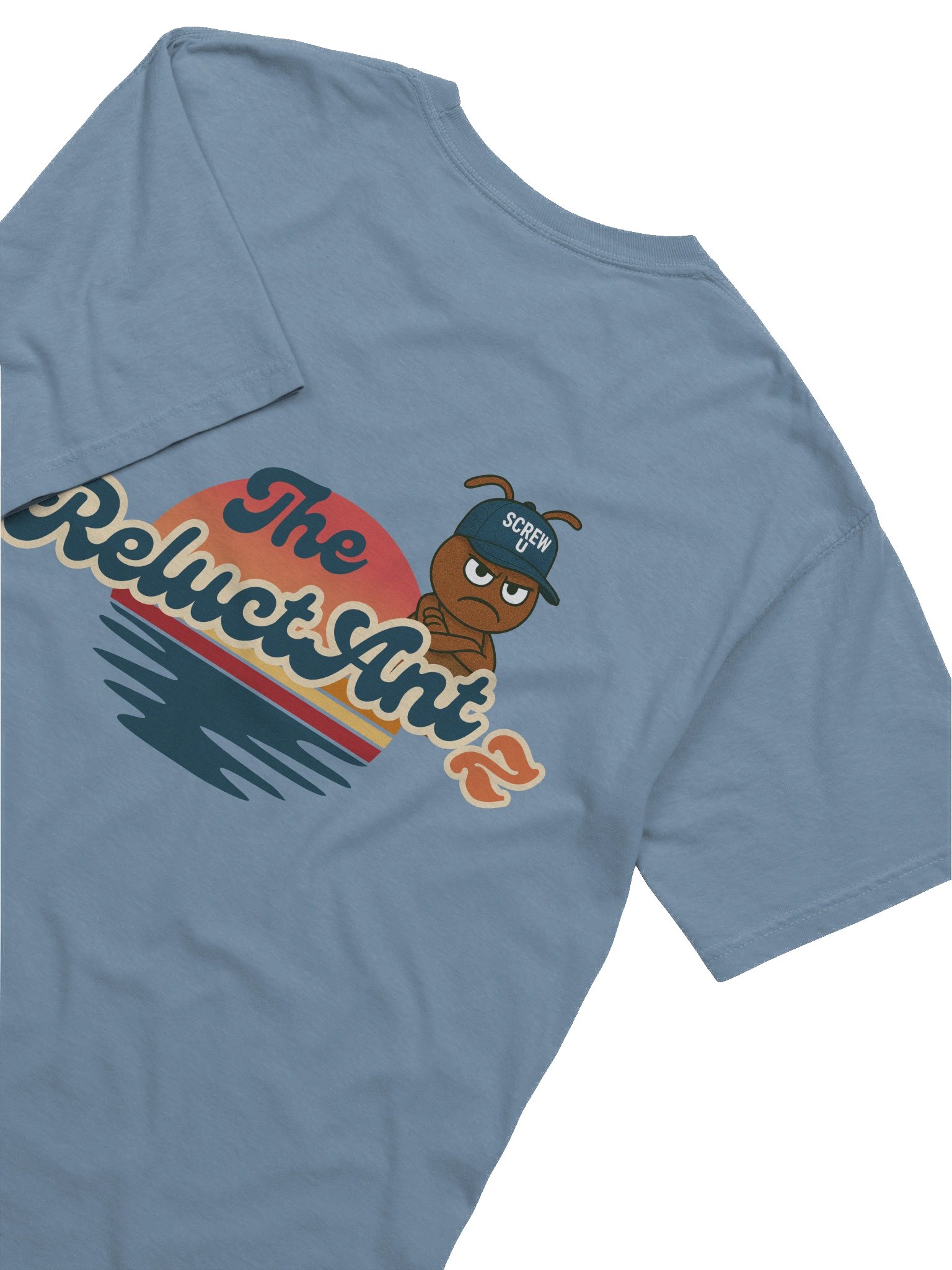 Screw U T-Shirt by The ReluctAntz - Ice Blue product image (7)
