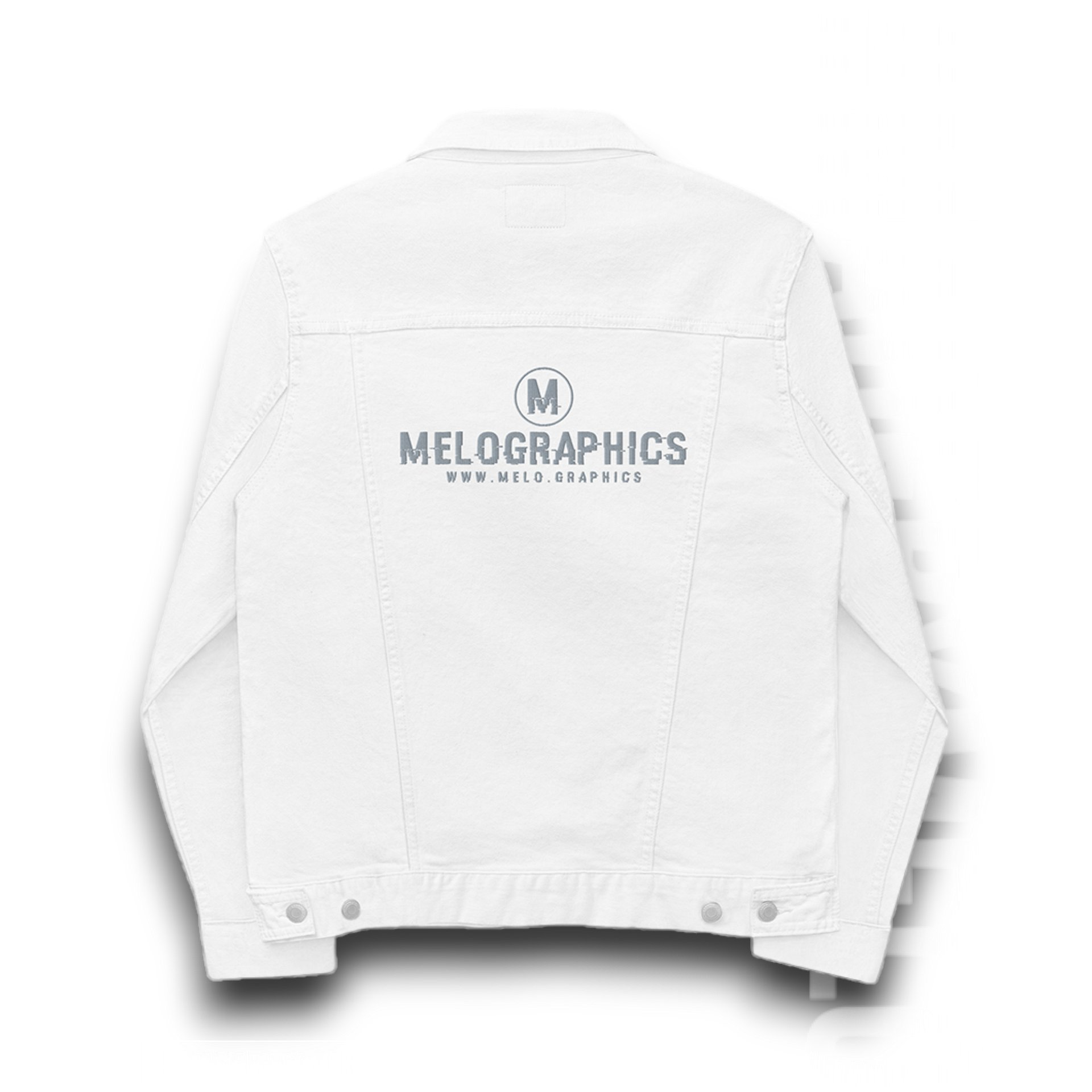 Rated M: Grey Stitched - Denim Jacket | #MadeByMELO product image (6)