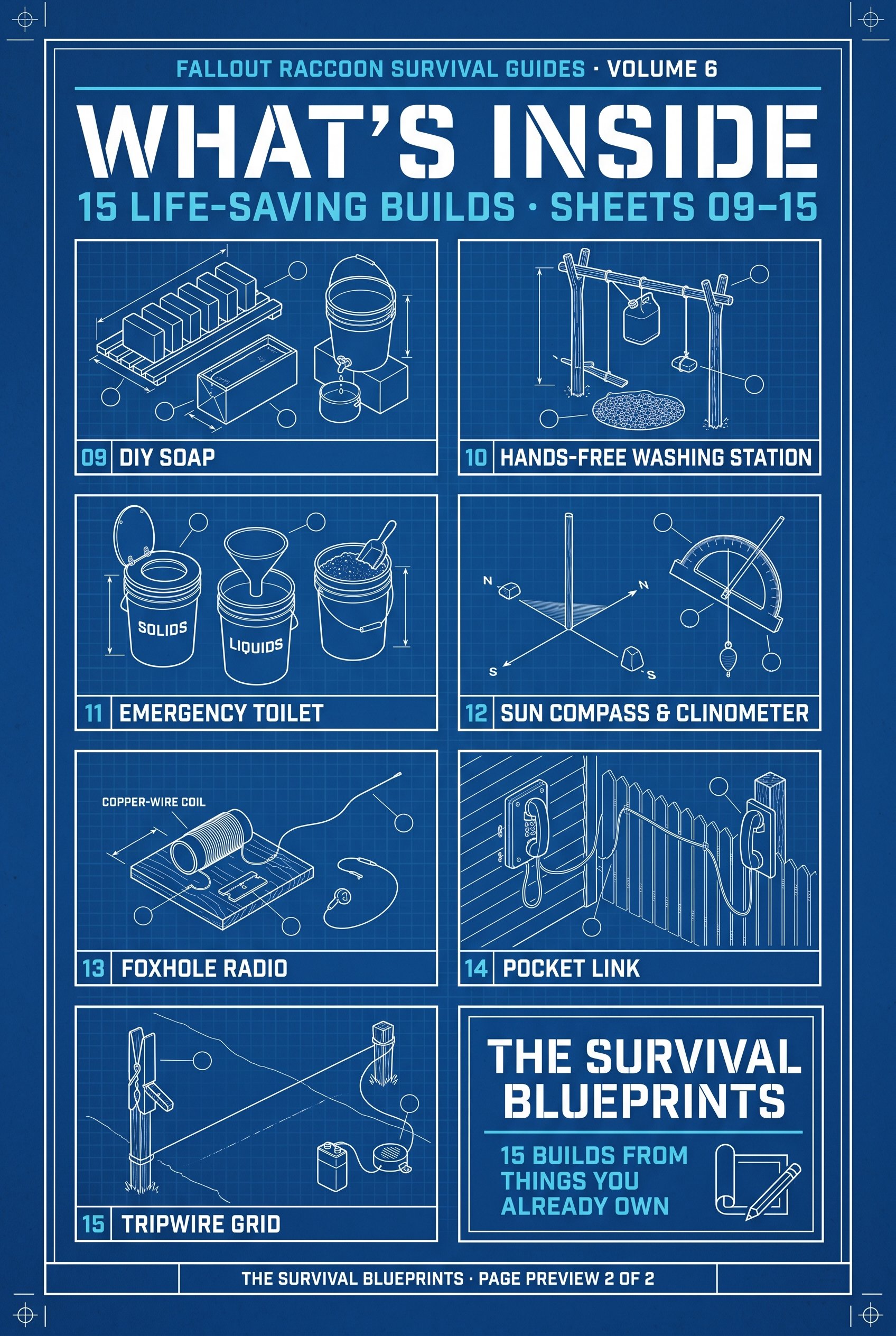 The Survival Blueprints: 15 Life-Saving Builds From Things You Already Own product image (3)
