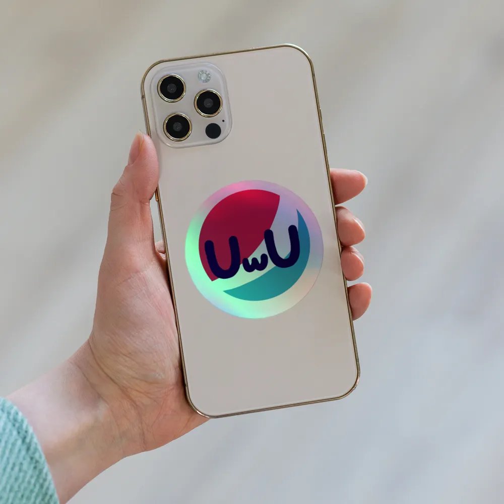 UwU Holographic Sticker product image (8)