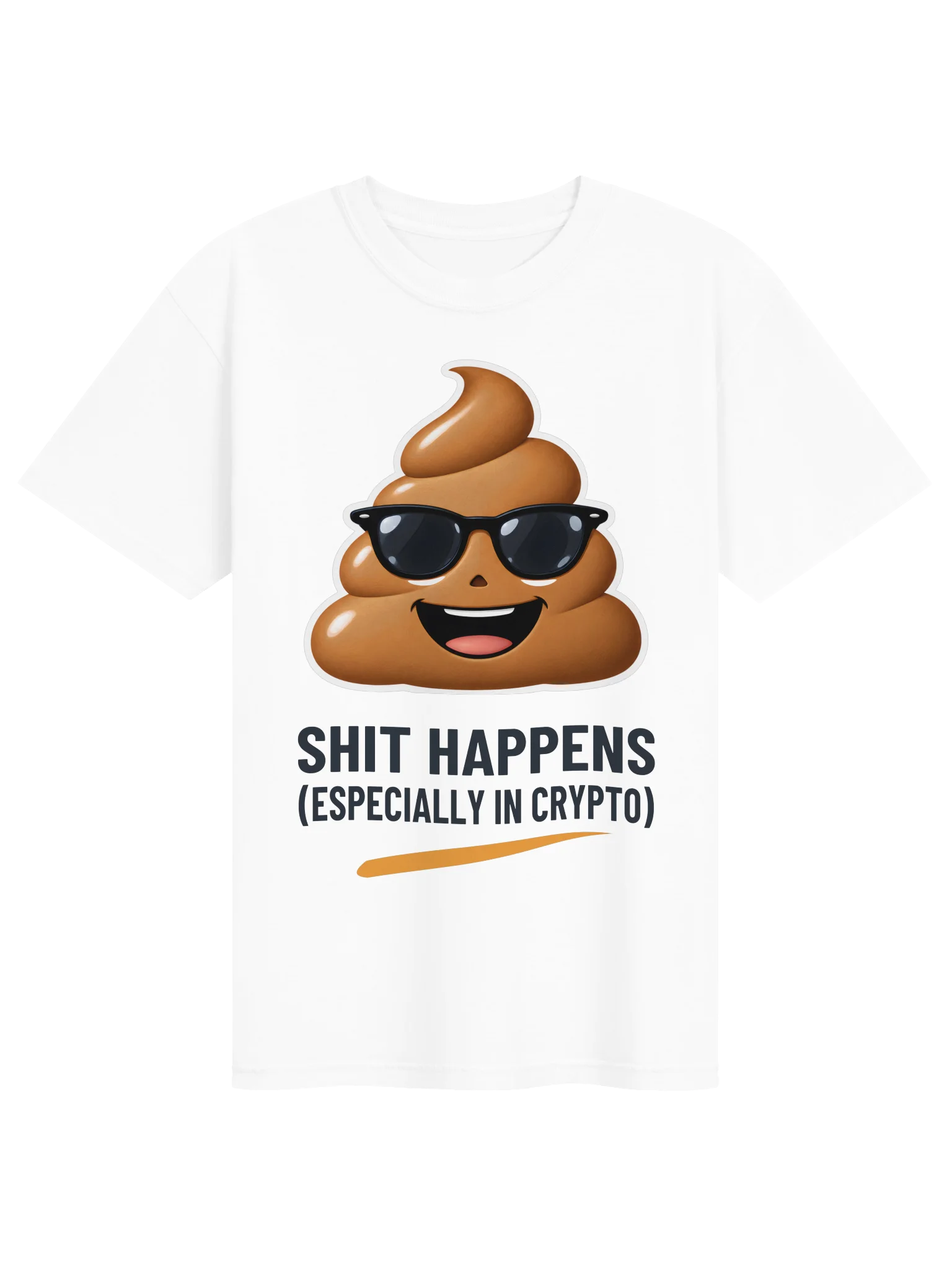 Shit Happens in Crypto (White) product image (1)