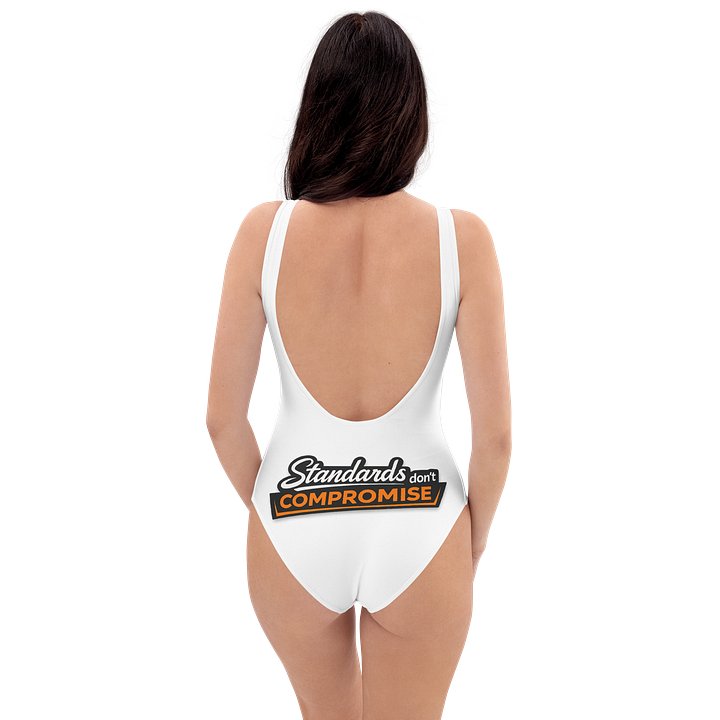 STANDARDS DON’T COMPROMISE — Signature Back Print One-Piece product image (1)