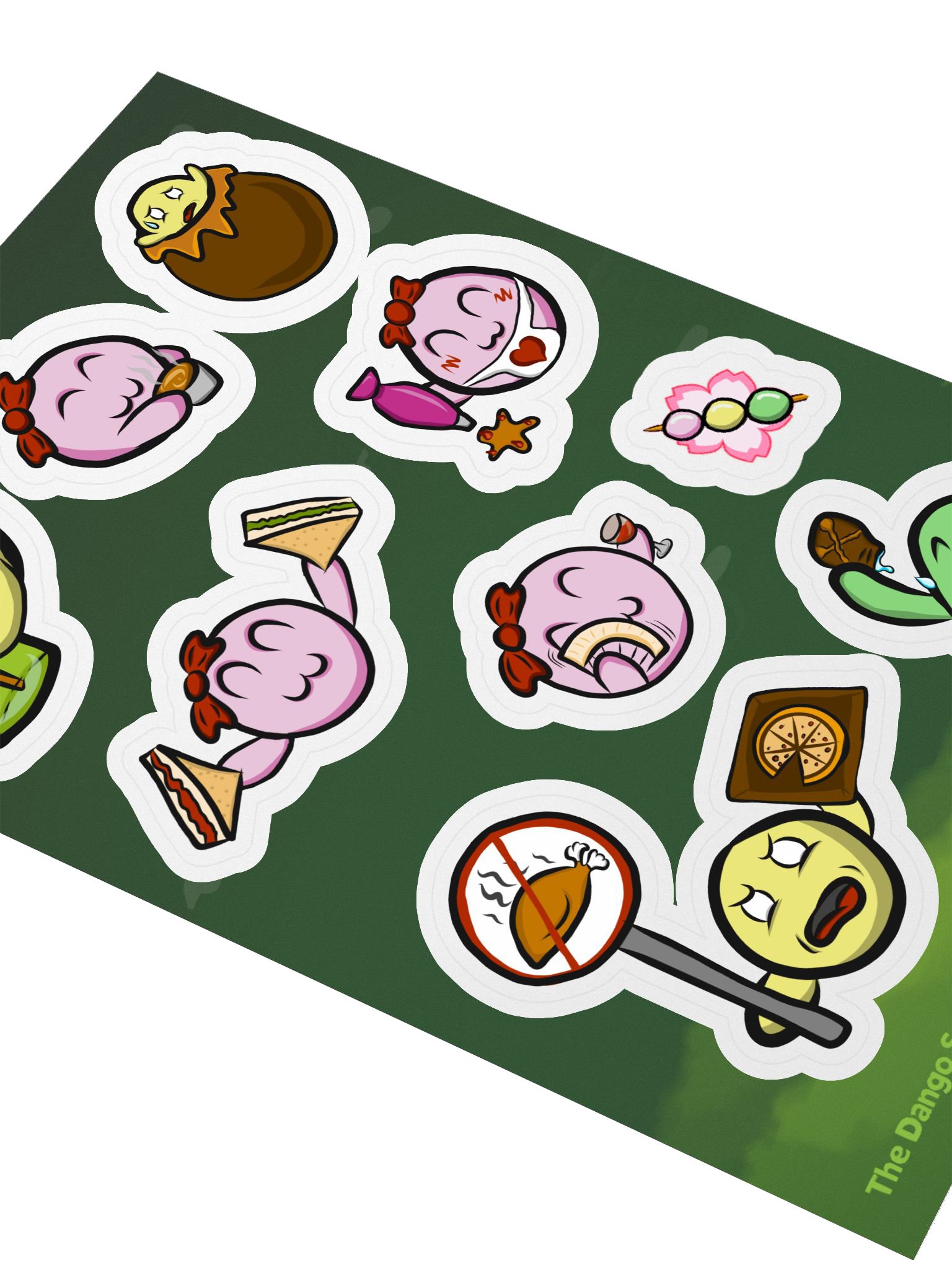 Dango Food & Snacks Set - Kiss Cut Sticker Sheet product image (3)