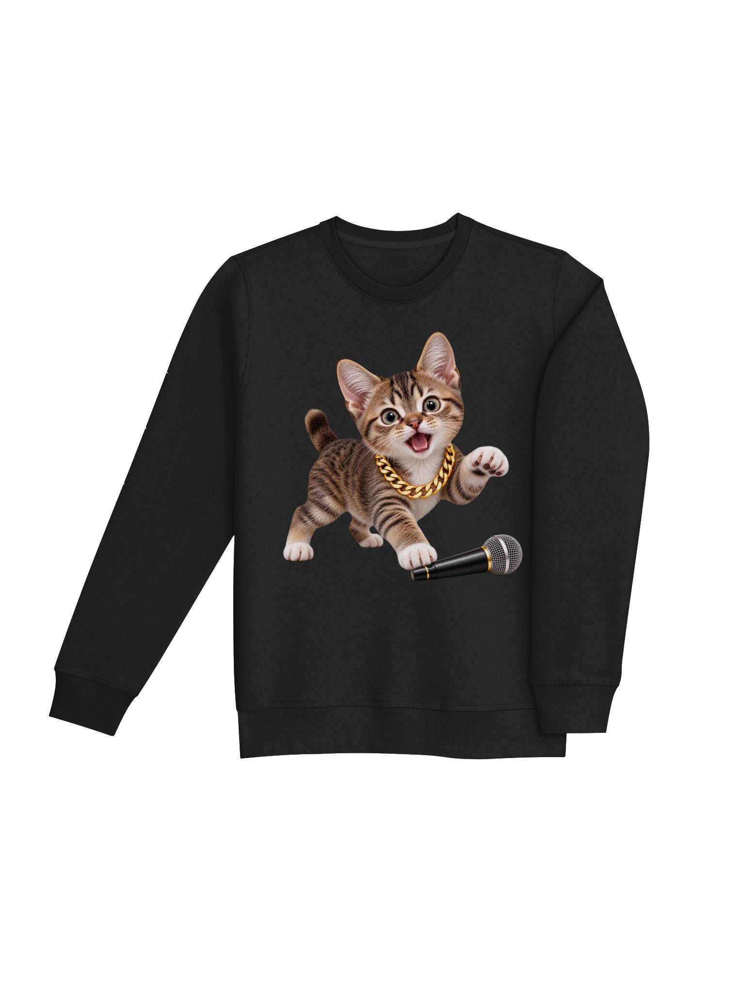Hip Hop Toybob Kitten – Organic Unisex Sweatshirt product image (17)