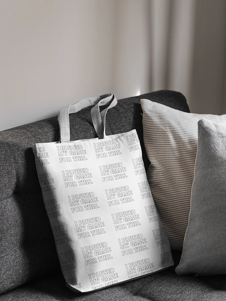 I Paused My Game For This Tote | All-Over Print Gamer Bag product image (1)