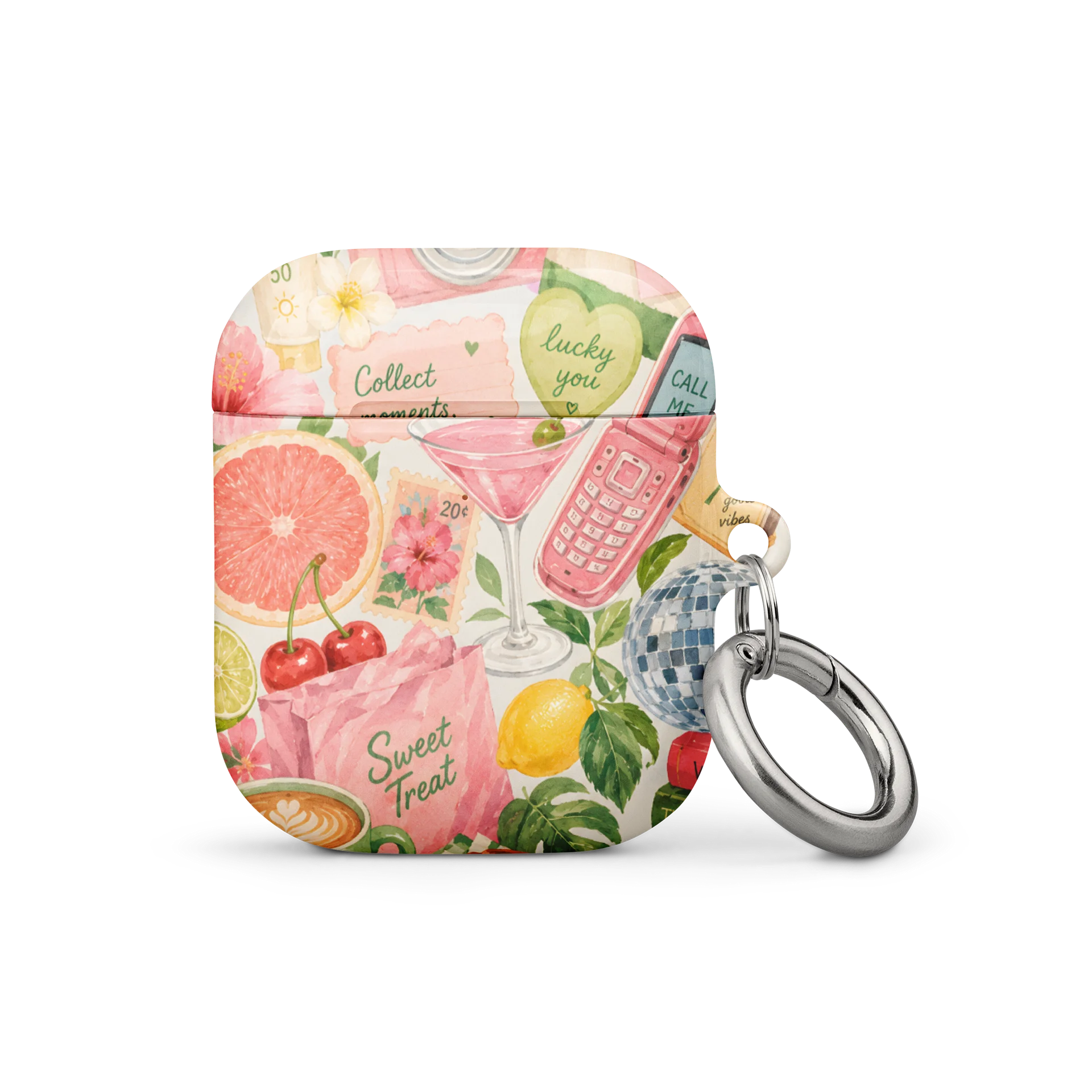 Dreamy Vacation Lifestyle Collage AirPods Case product image (1)