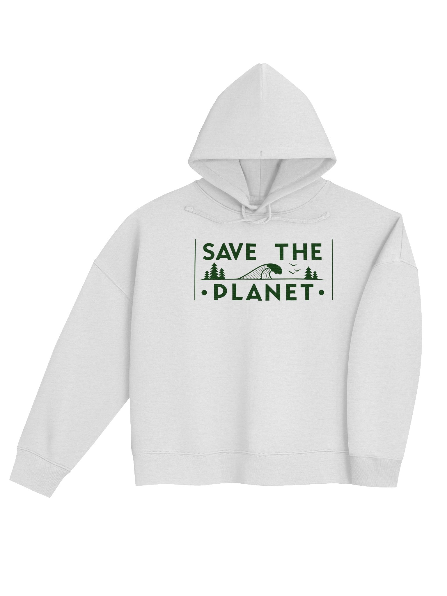 Save the Planet Organic Cotton Hoodie product image (8)