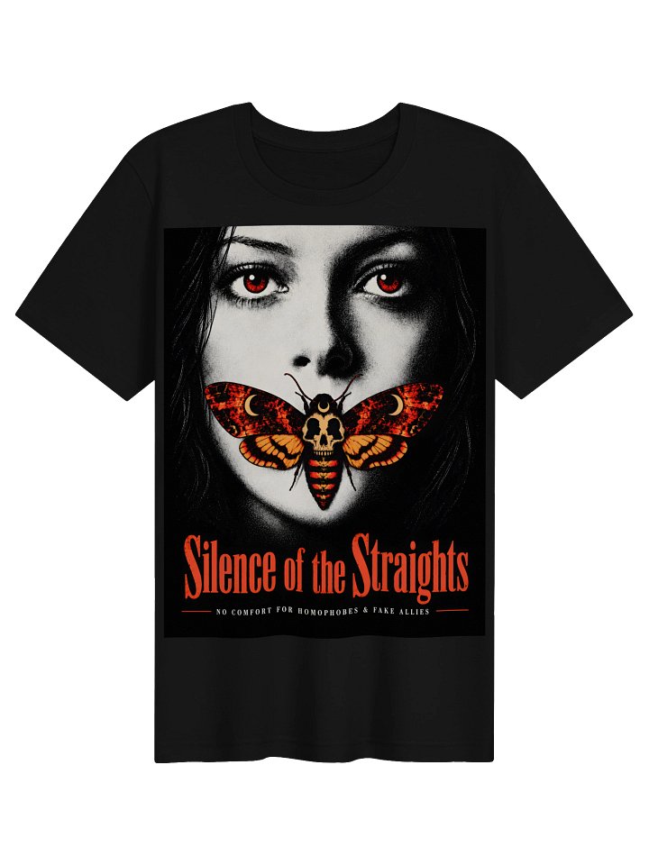 Silence of the Straights sapphic horror tee