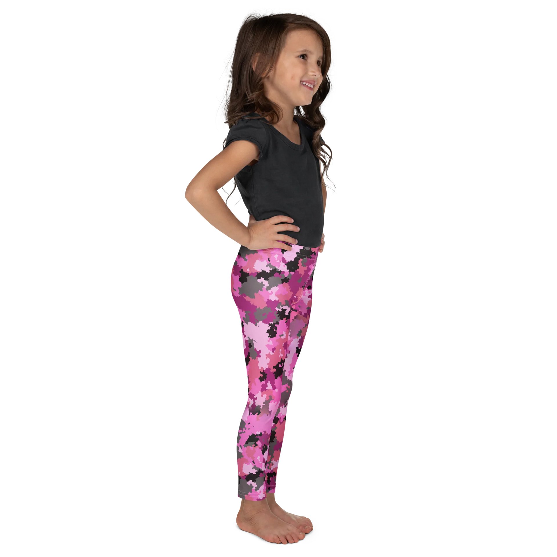 Kids Leggings-Pink Camo product image (4)