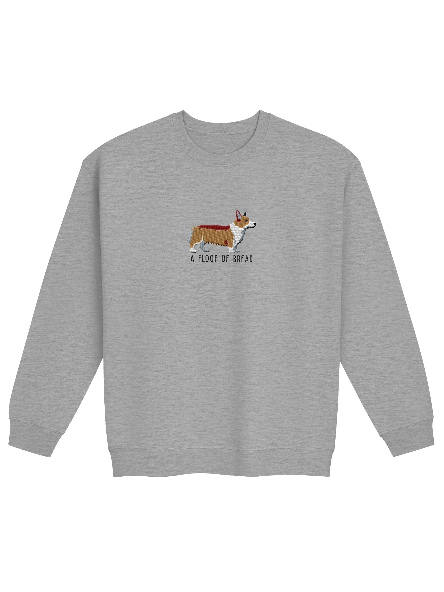 A Floof of Bread Sweatshirt (Embroidered) of a Pembroke Welsh Corgi(Tan) product image (4)