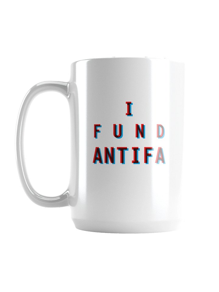 I FUND ANTIFA Red Blue Mug product image (1)