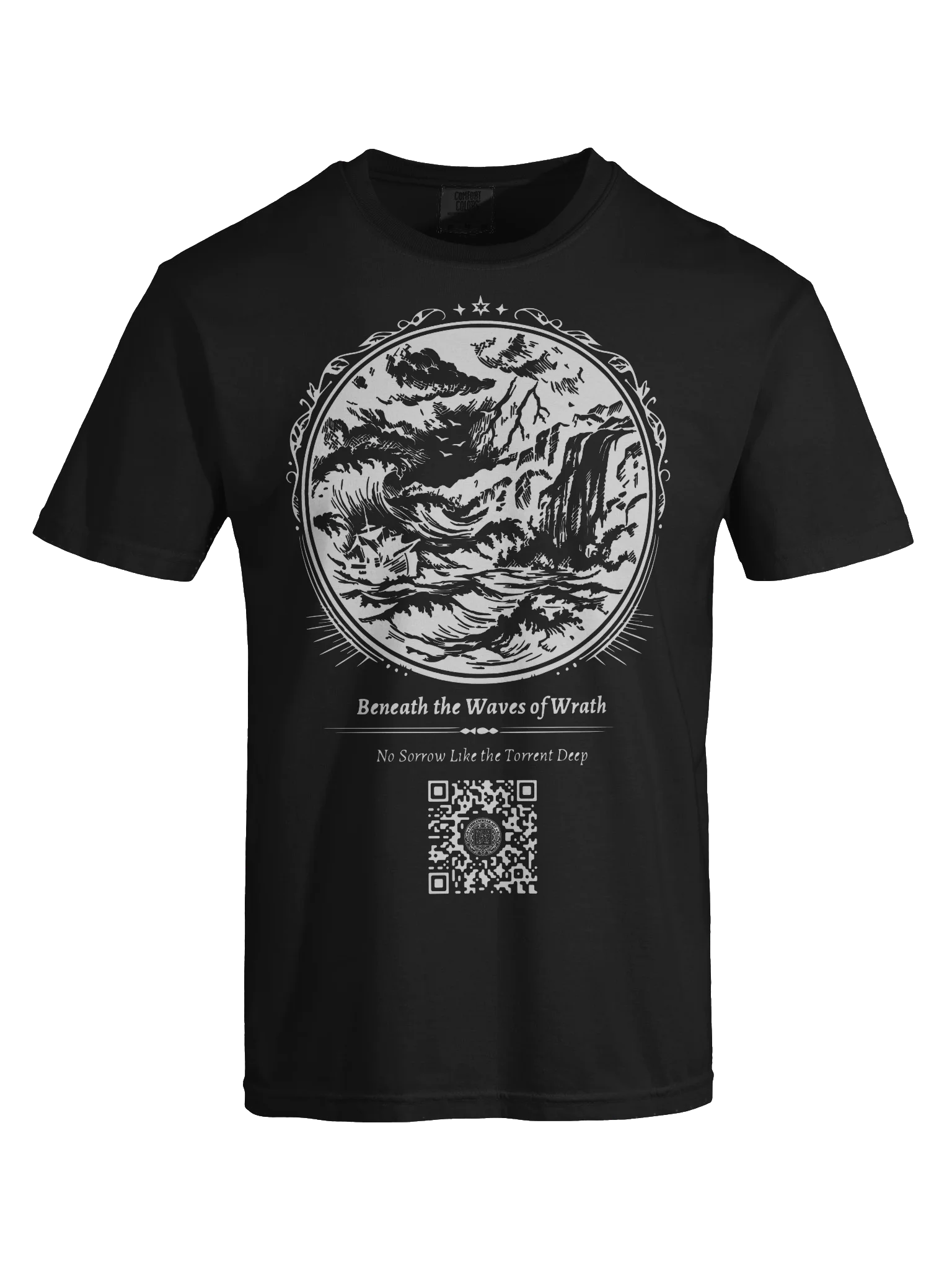 Waves of Wrath (White on Black/Color) product image (7)