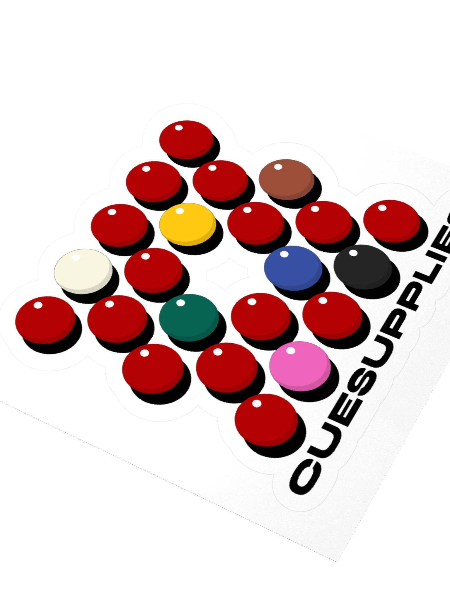 CUESUPPLIES Snooker Set Sticker product image (7)