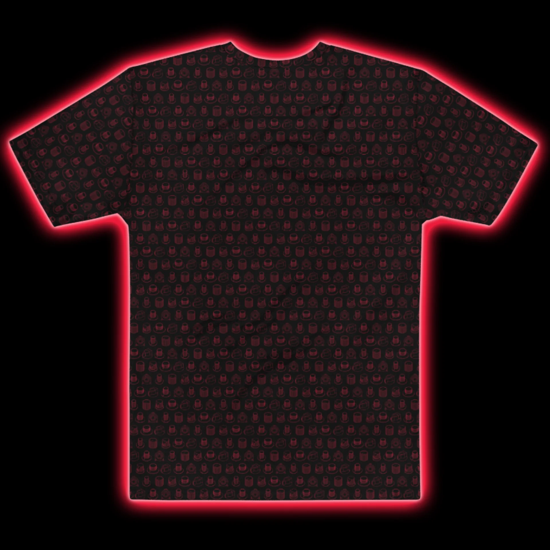 Synthesis Icons T-Shirt - (7 Iconic Synth Knobs) STRONTIUM product image (2)