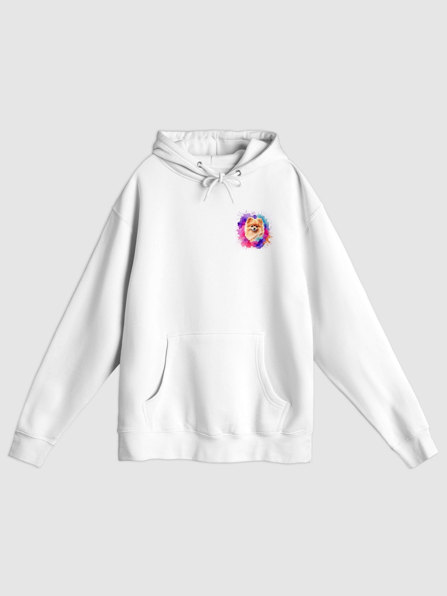 Vibrant Fluffy Dog Splash Hoodie product image (1)