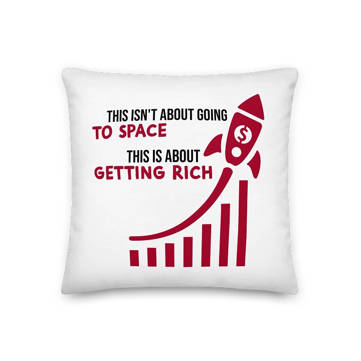 Getting Rich Pillow product image (1)