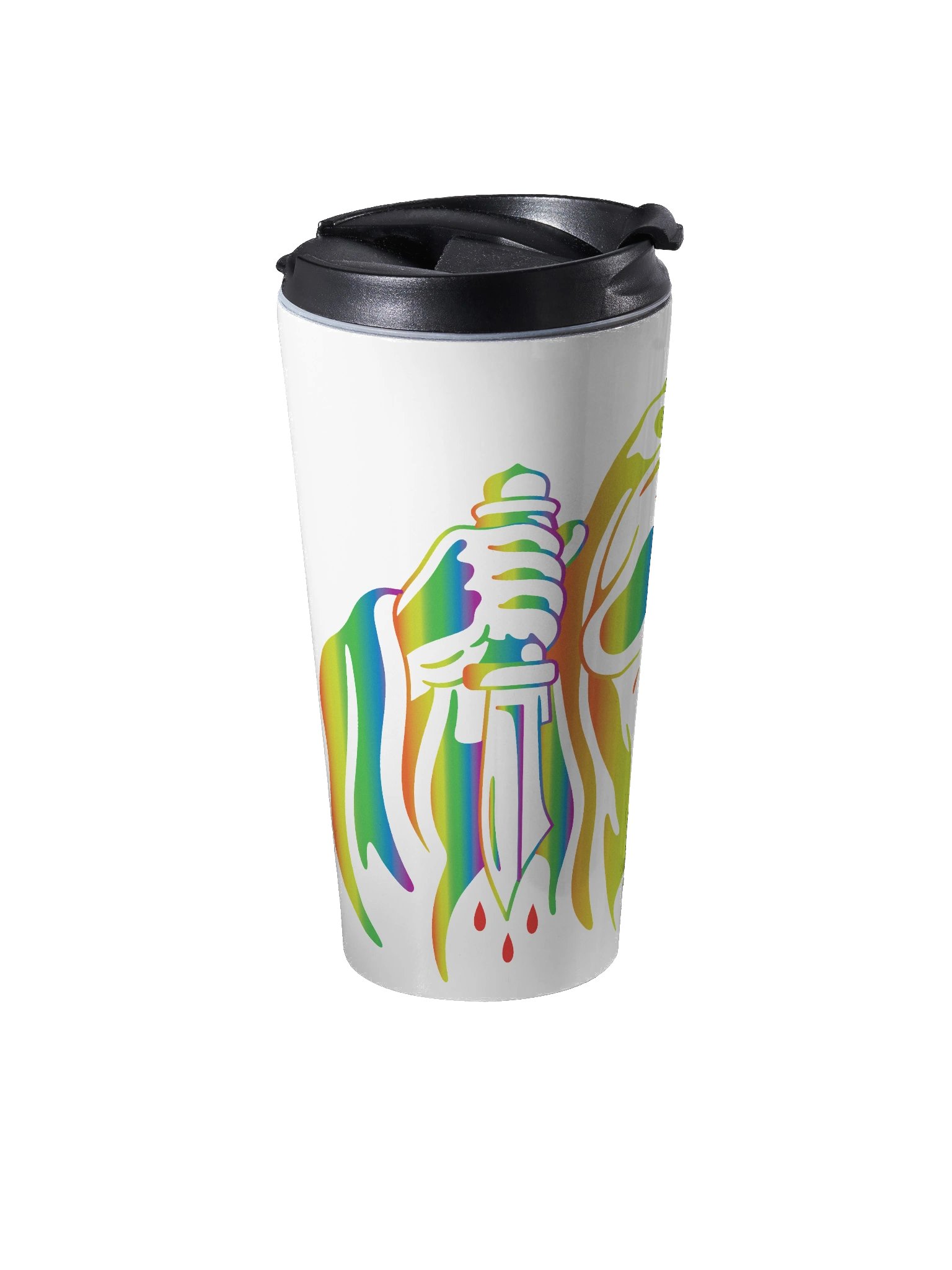 Rainbow Ghost - Stainless Steel Travel Mug product image (2)