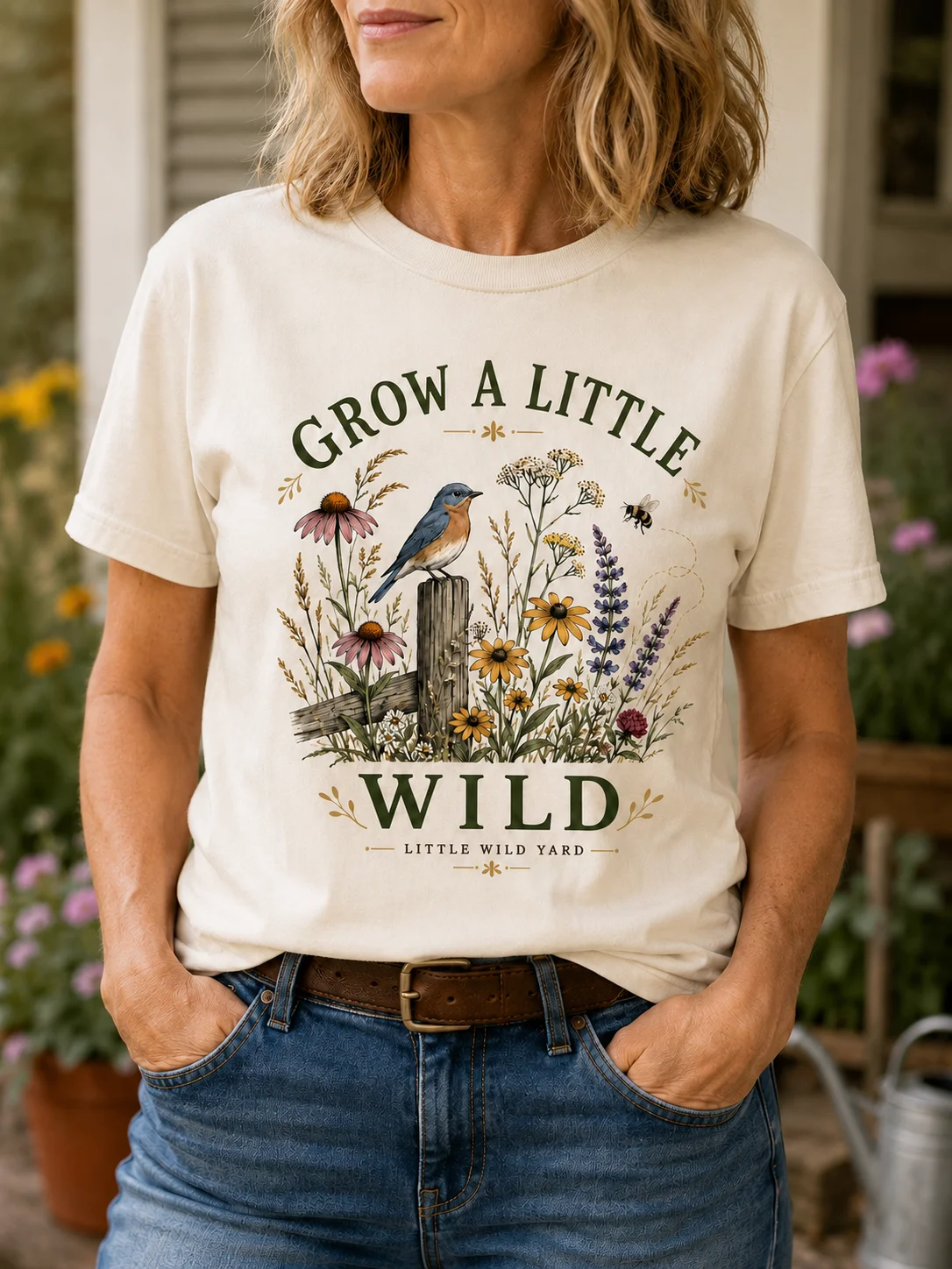 Grow A Little Wild T-shirt product image (2)