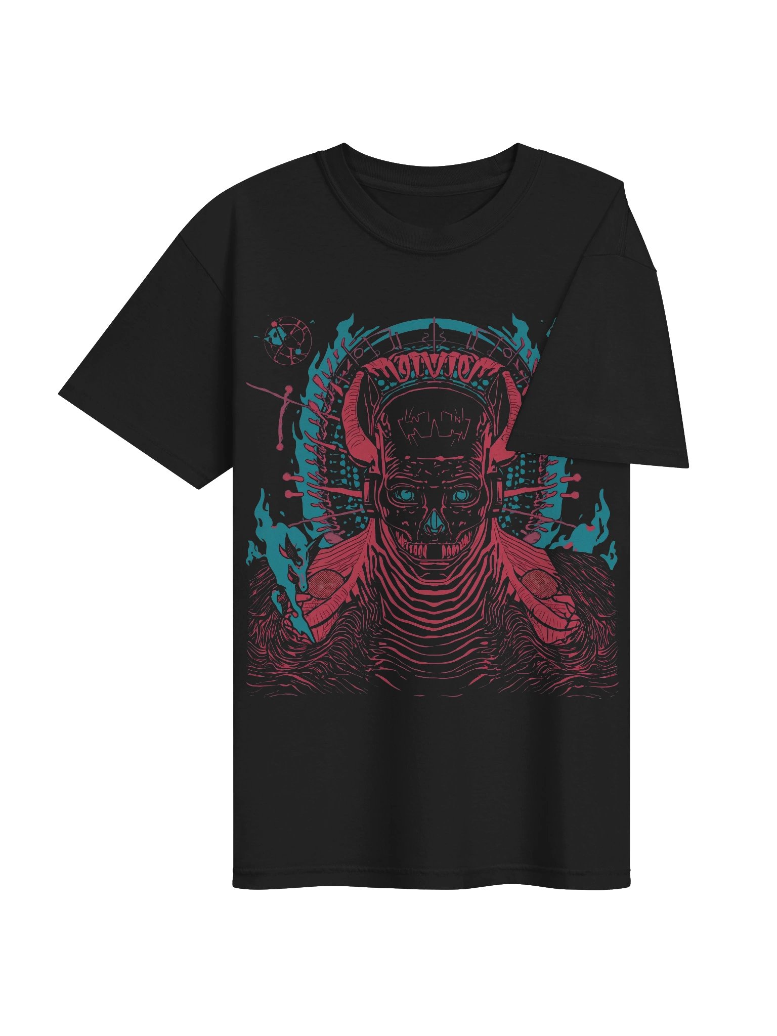 Neon Halo Demon Heavyweight T-Shirt product image (7)