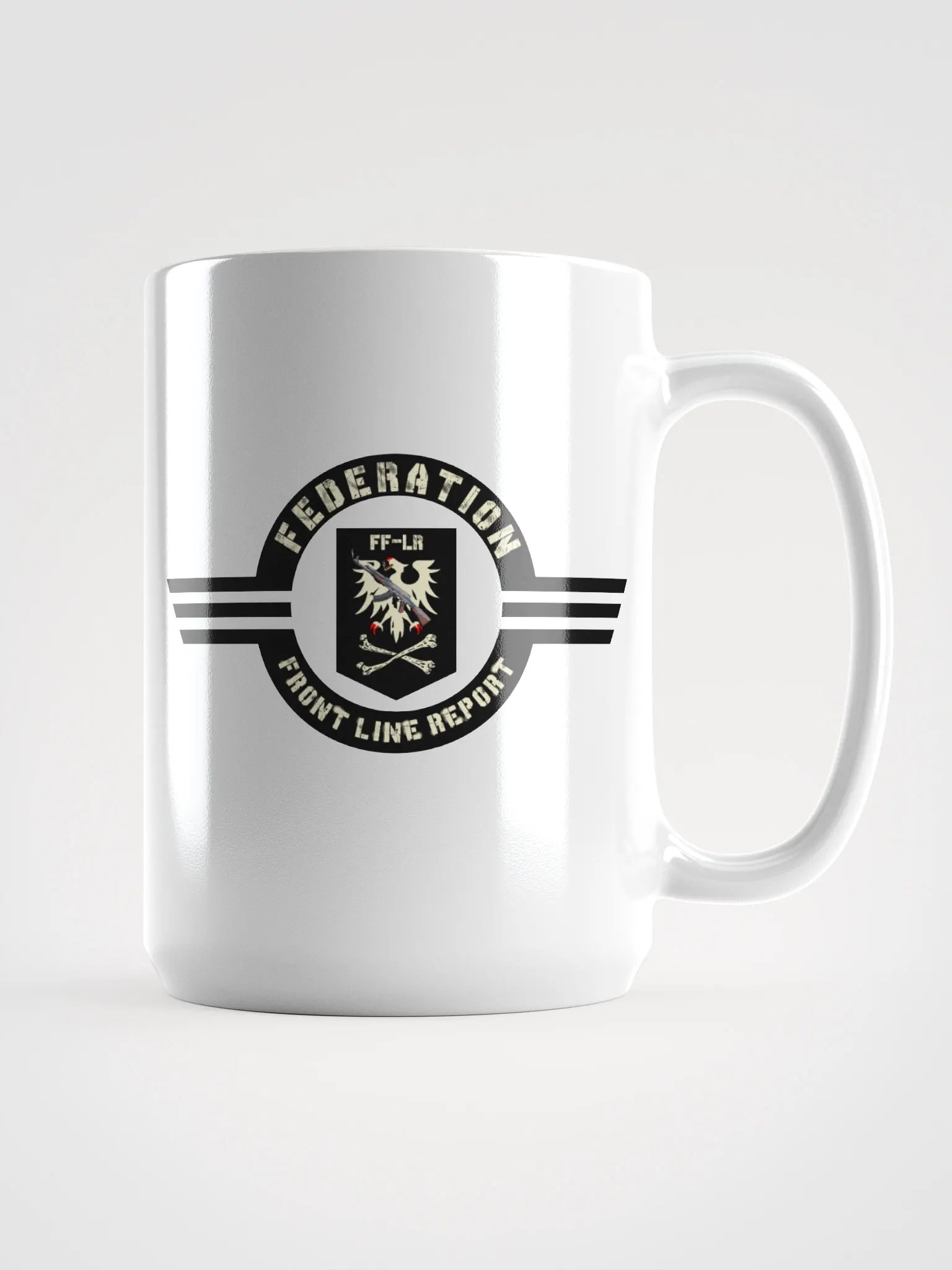 Federation Front Line Report White Glossy Mug product image (1)