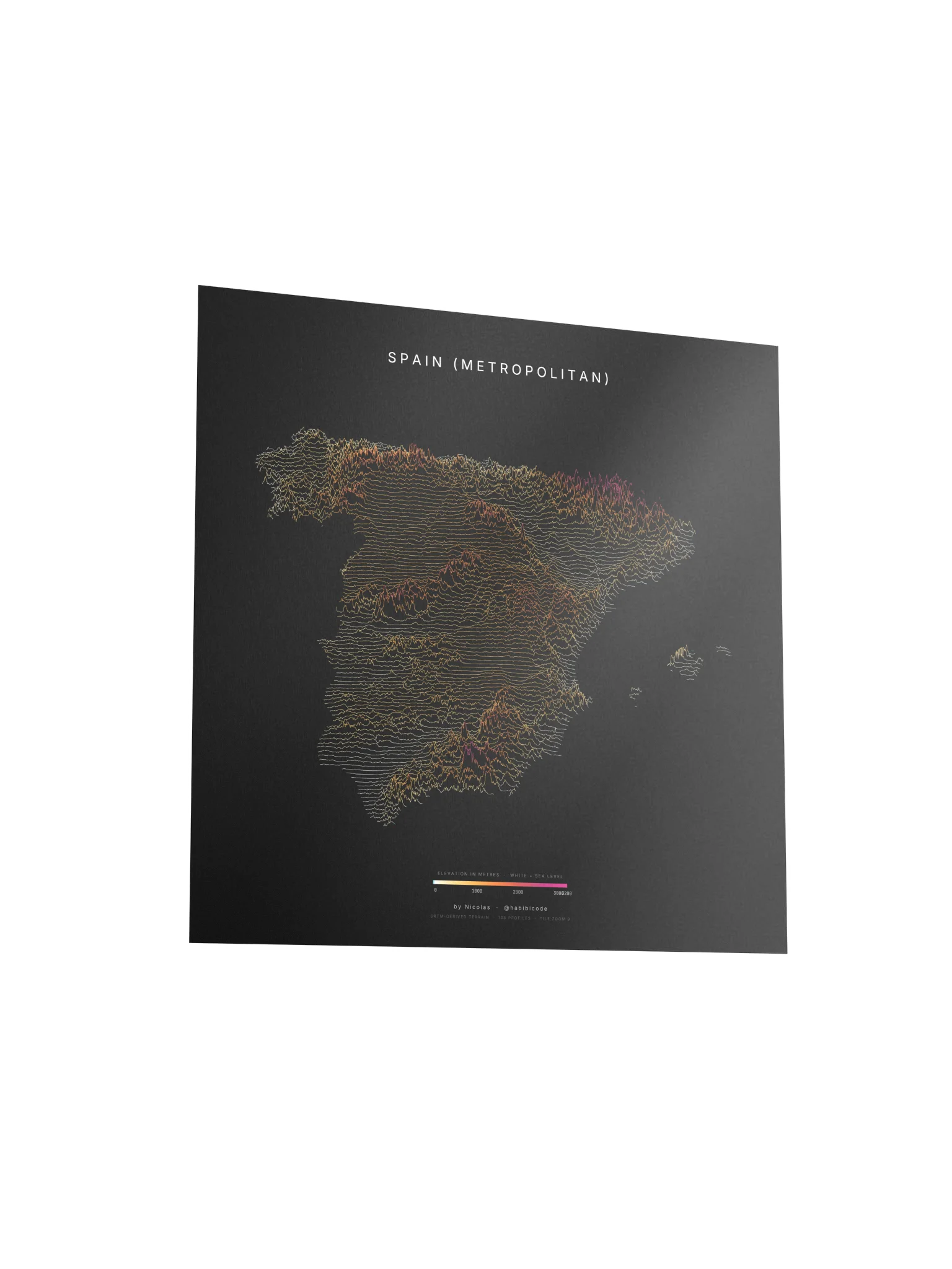 Ridgeline Poster - Spain (Metropolitan) product image (3)
