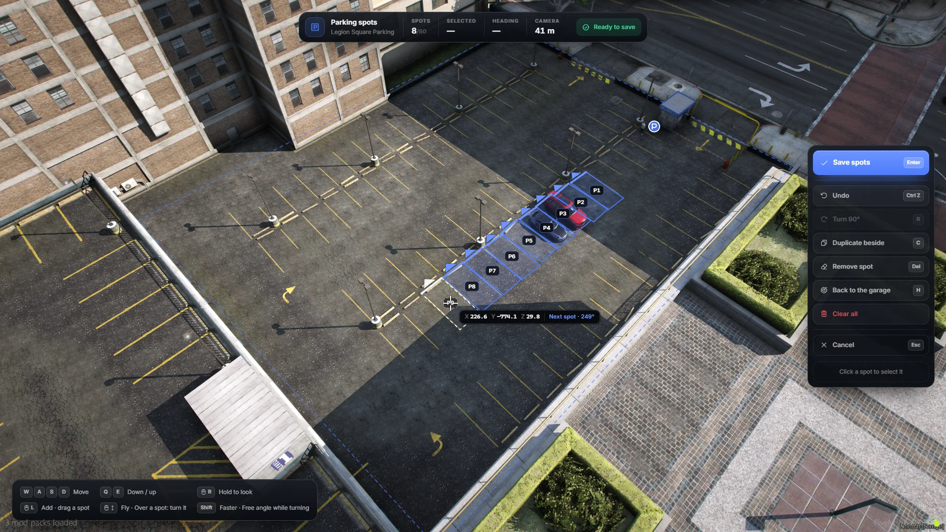 FiveM Garage Script – In-Game Creator, Park System, Contracts & Impound (ESX/QB/QBOX) product image (2)