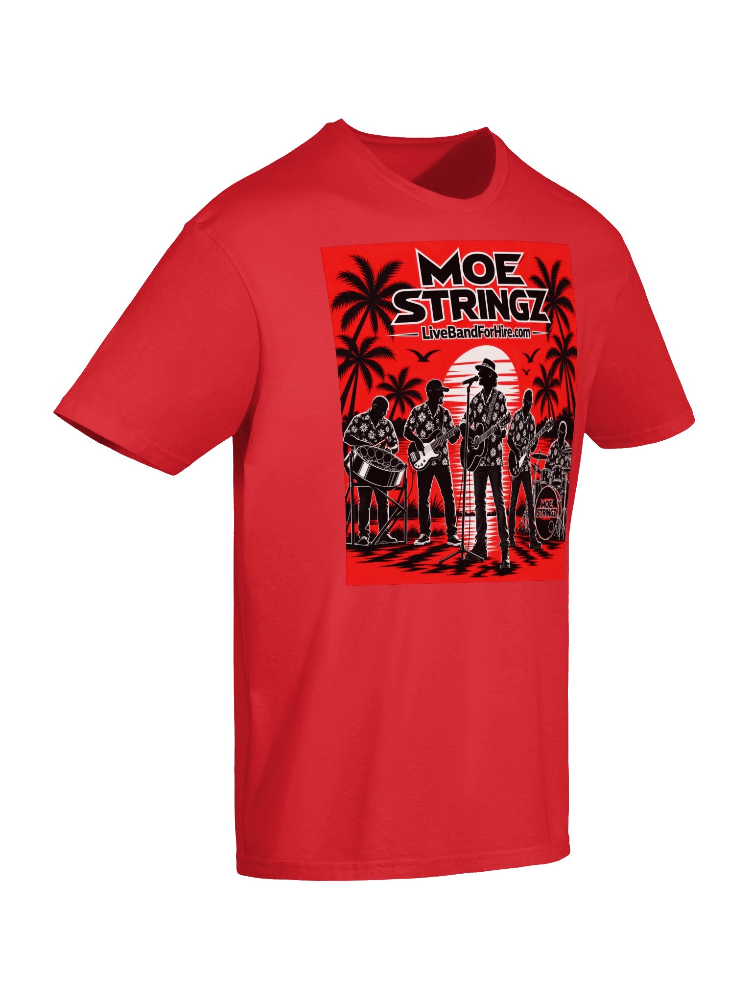 Moe Stringz T-Shirt Red product image (6)