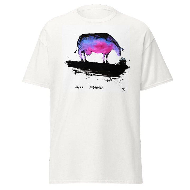 Bisexual Cow-Audhumla, White Original Version Art Tee product image (1)