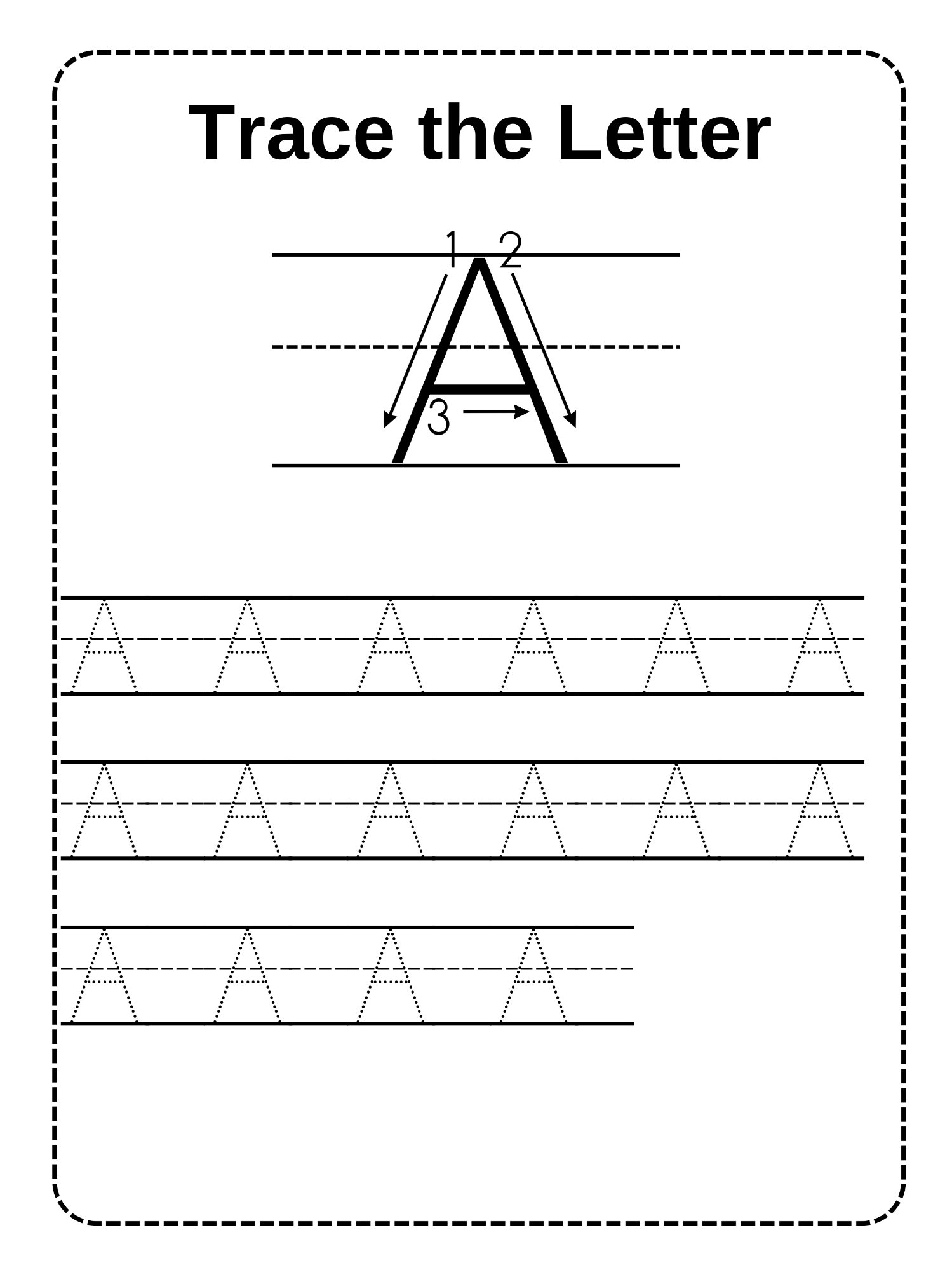 Trace The Letters Workbook product image (3)