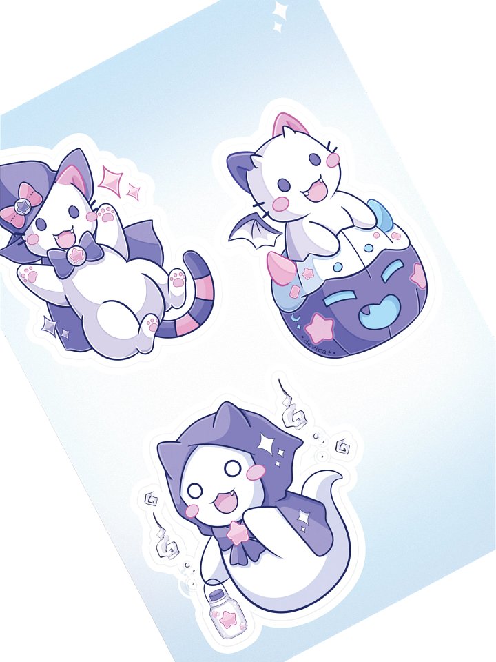 CandiCat Trick or Treat Sticker Sheet product image (1)