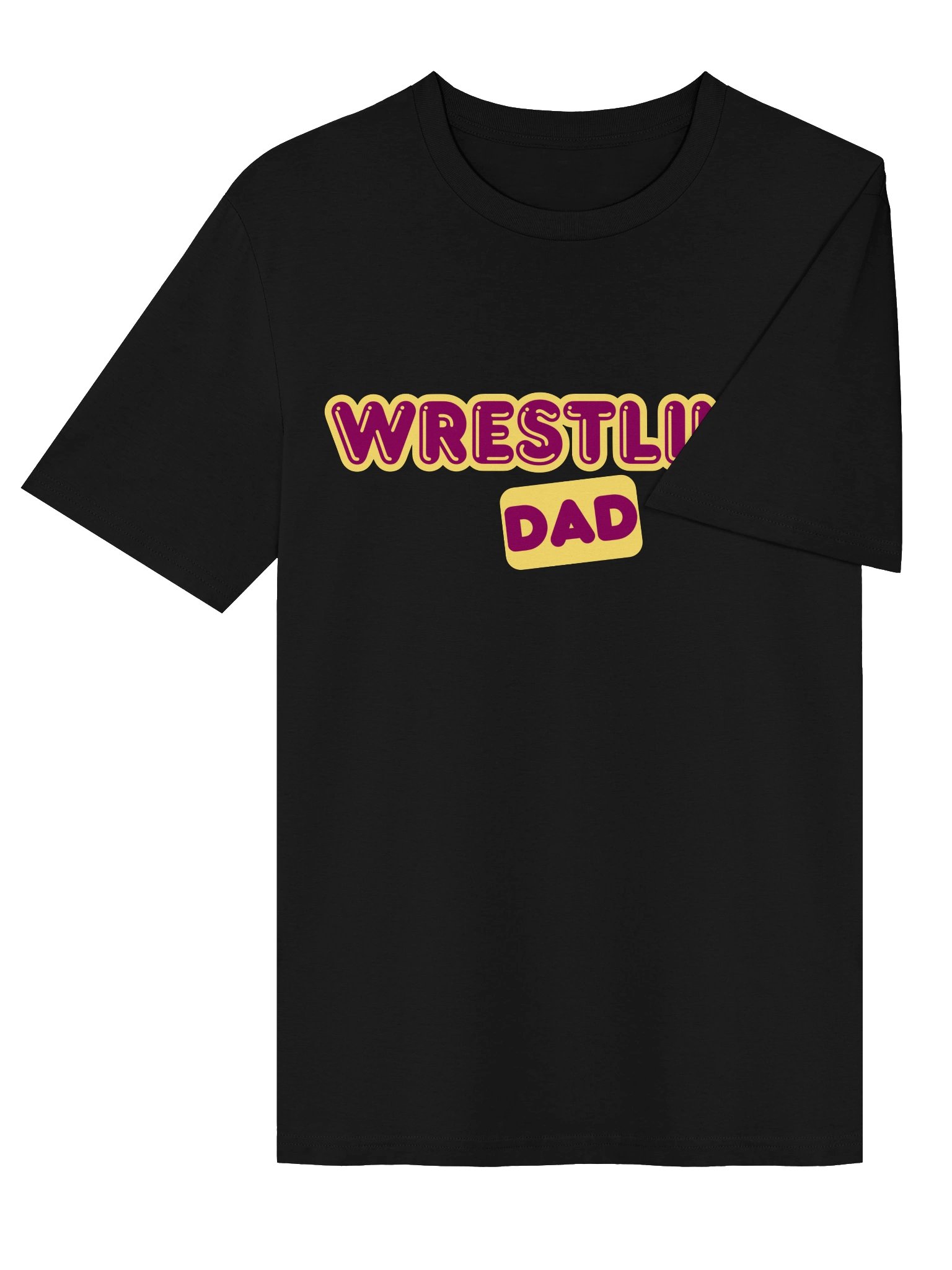 Wrestling Dad Bold Retro Tee product image (34)