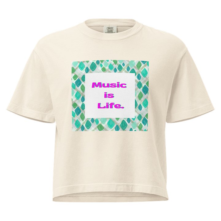 Music is Life PNW Plaid CropTop product image (1)
